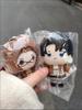 Set Portachiavi Peluche Attack on Titan, 10cm Bambola di Levi Mikasa Eren Hange, Peluche Carino Chibi, Ciondolo Zaino Anime, Collezione Corpo di Ricerca