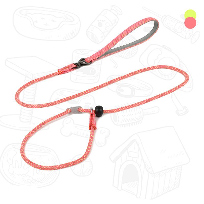 Dog Rope Traction Rope Small Dog Puppy Competition Grade P Rope Pet Dog Training P Chain Medium and Large Dog Explosion-proof Dog Walking Rope