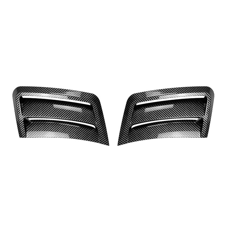 For Benz W204 S204 C63 AMG 2007 2008 2009 2010 Car Front Bumper Splitter Side Air Vent Outlet Covers ABS Accessories