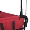 Folding Handcart Red 105 X 56.5 X 116 Cm Oxford Fabric