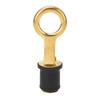2Pcs Screw Type Compression Drain Plug Excellent Sealing Oxidation Resistant Rubber Brass Boat Drain Plug for Marine Yacht