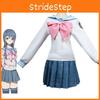 Stylish Sayaka Maizono Danganronpa Anime Uniform Costume Cosplay Suit With Wig