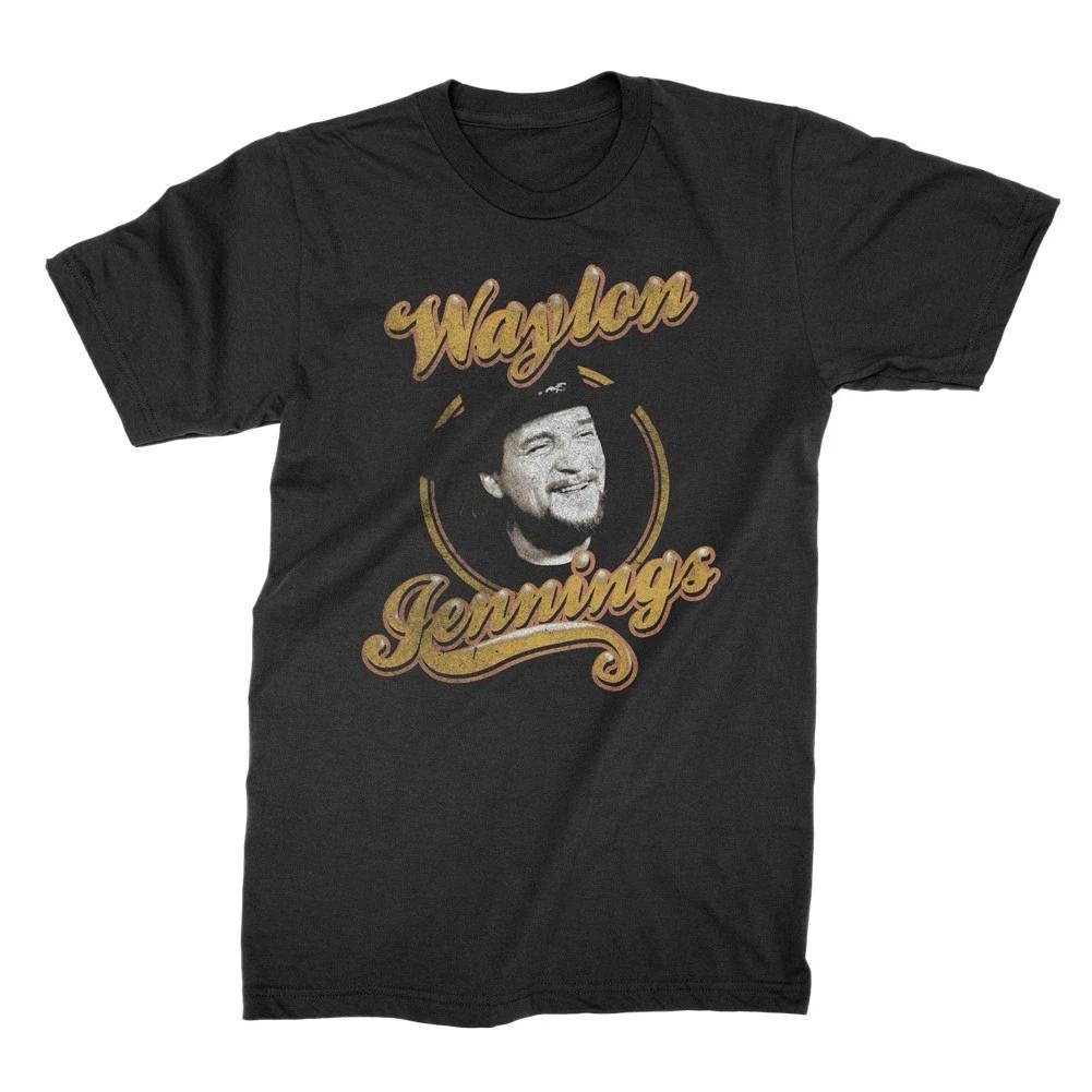 

Authentic WAYLON JENNINGS Head Shot T-Shirt S-3XL NEW L
