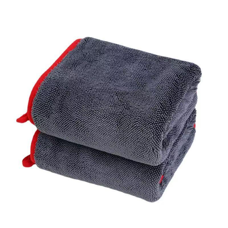 

Pigtail Microfiber Car Wash Towel - Extra Thick, Lint-Free, Super Absorbent 20x30 cm