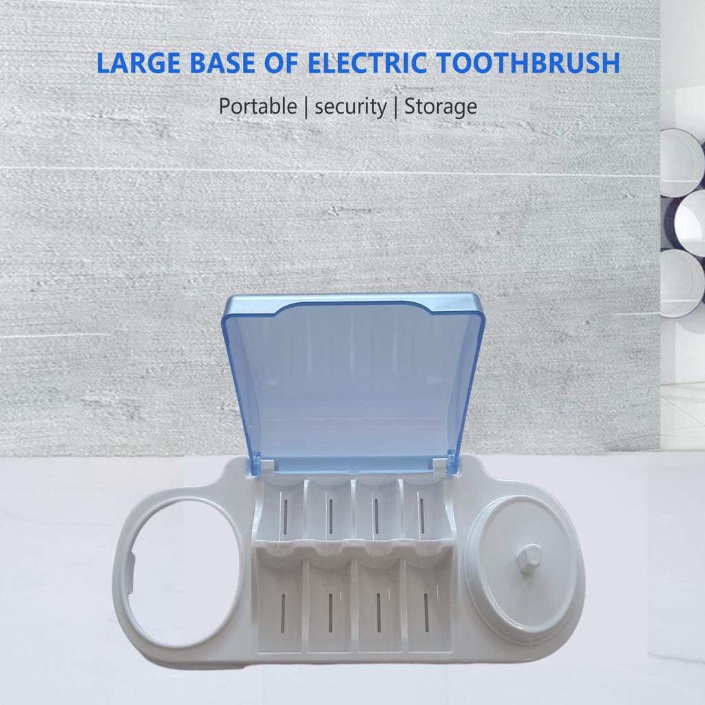 Electric Toothbrush Holder, Charging Station with 4 Head Stand Mount, for Oral B