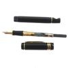 Very Good PARKER fountain pen Duofold Black GT Centennial Older Model black 18K Used