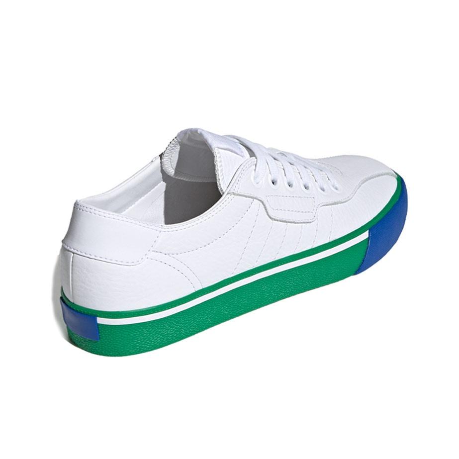 adidas Originals Love Set Super Synthetic Leather Non-Slip Low-Top Skate Shoes Unisex Sneakers White Green Blue FV9723