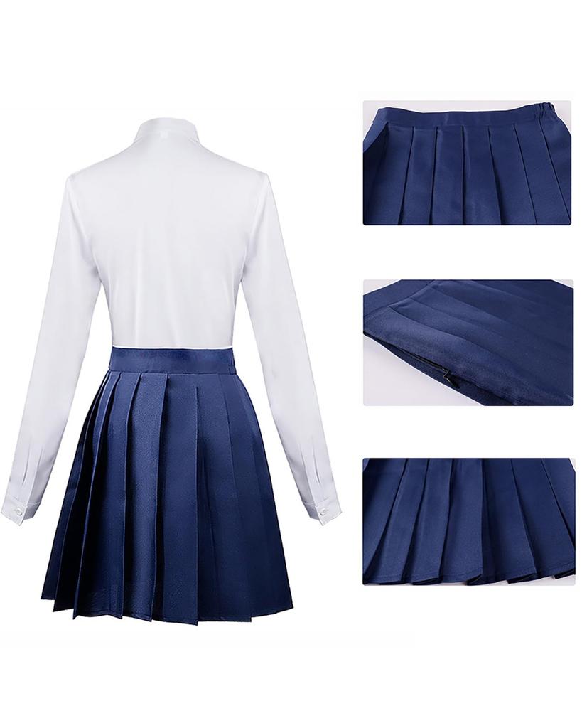 Ryo Yamada Cosplay Costume with Composer and Lyricist of Full Set for Perfect for School Festivals Ryo Wig Size [Excellent Quality] Wig, Bocchizarock,