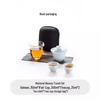 Oriental Ceramic Travel Tea Set with Gaiwan