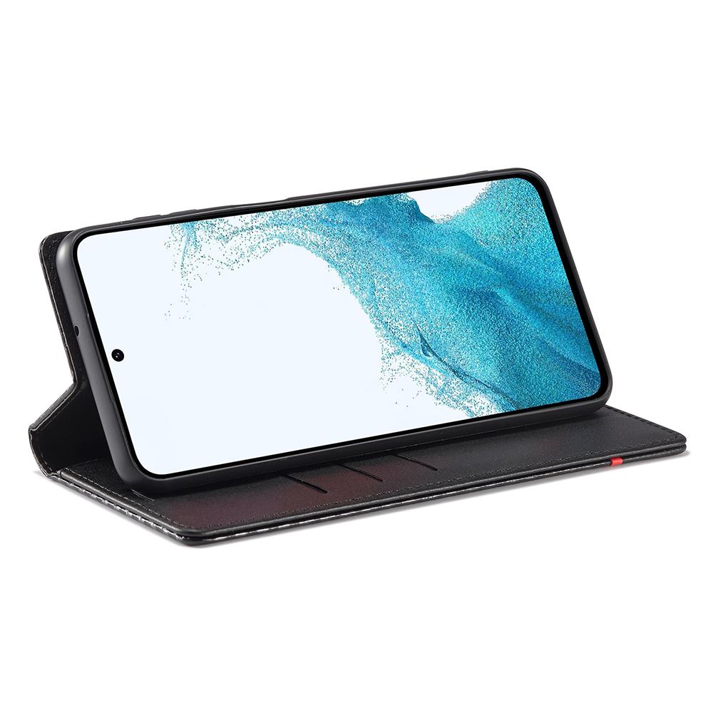 LC.IMEEKE Pentru Samsung Galaxy A17 5G Husă Portofel Textură Fibră de Carbon Piele Husă Telefon