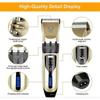 Electric Dog Grooming Clipper, Cordless Pet Grooming Kit Hair Clipper Kit (Gold)-Good
