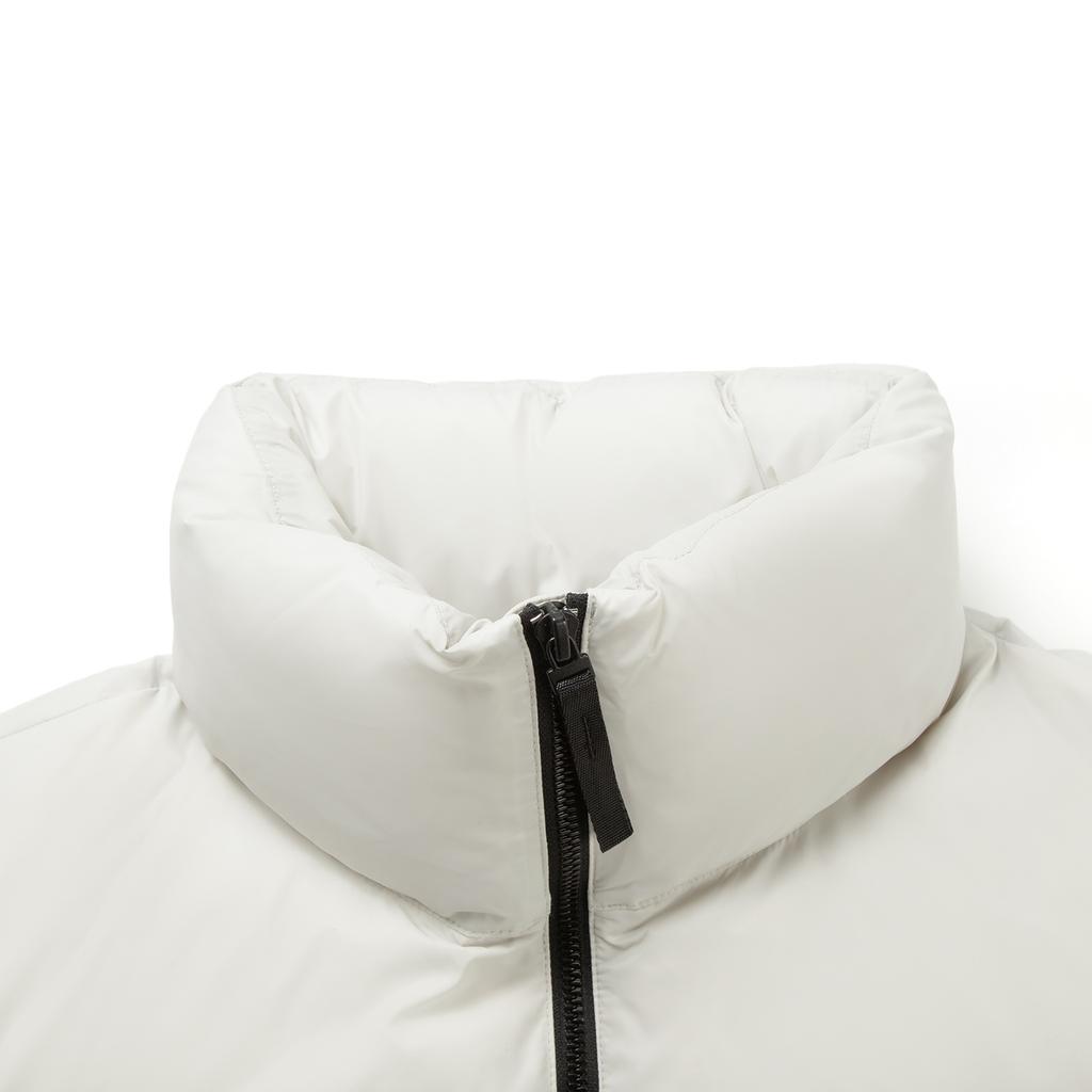 Li-Ning Sports Lifestyle Series Letter Zipper Stand Collar Versatile Casual Sports Down Jacket Unisex Outerwear AYMV427-1