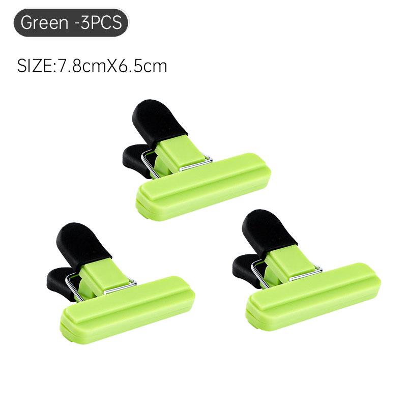 1/3Pcs Portable Large Chip Bag Clips Plastic Assorted Sizes Food Snack Seal Sealing Clip Sealer Clamp Kitchen Storage Accessorie