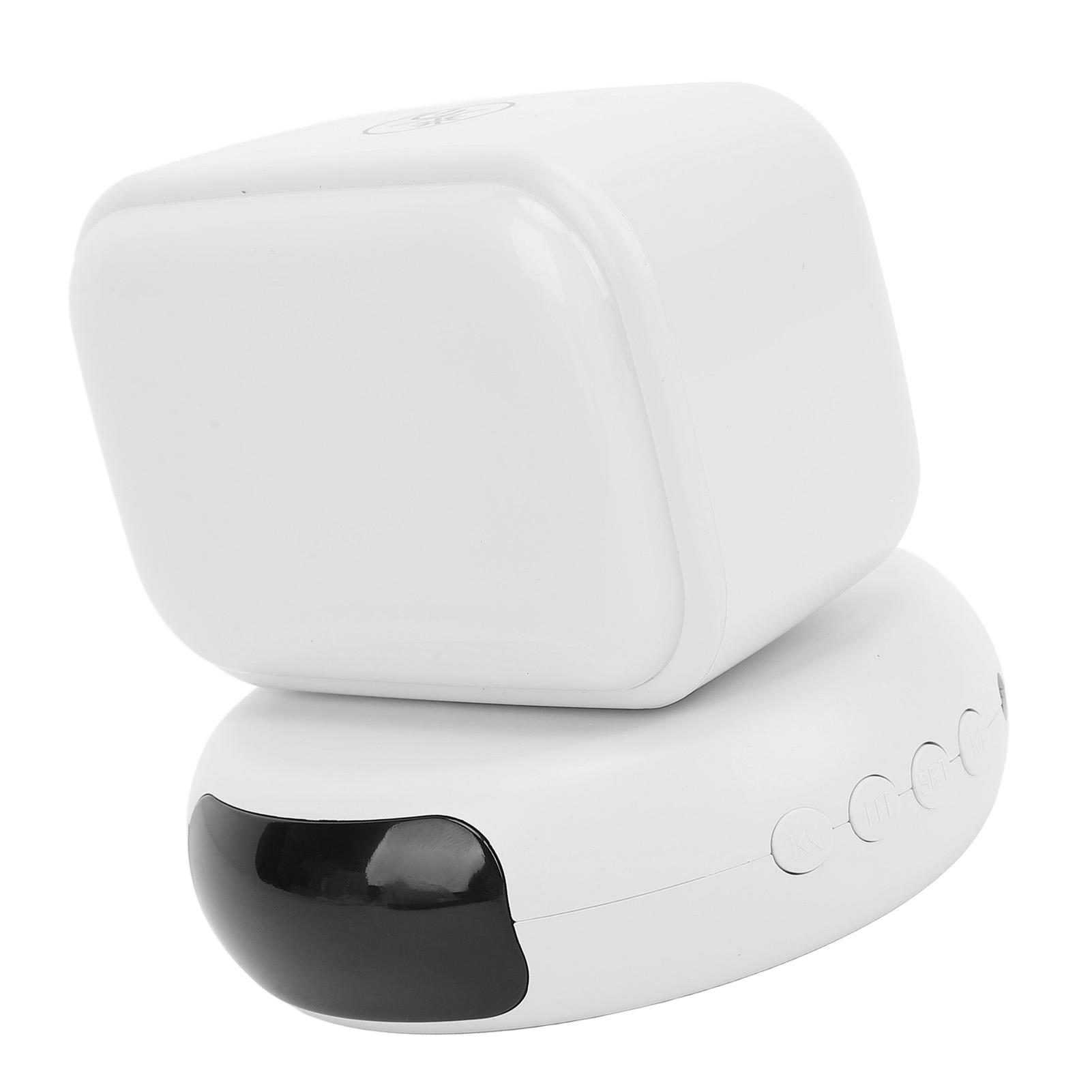 

LED Night Light Speaker Alarm Clock Music Player 3 Brightness Bedside Lamp 270 Degree Rotatable Gift Idea for Girls Boys