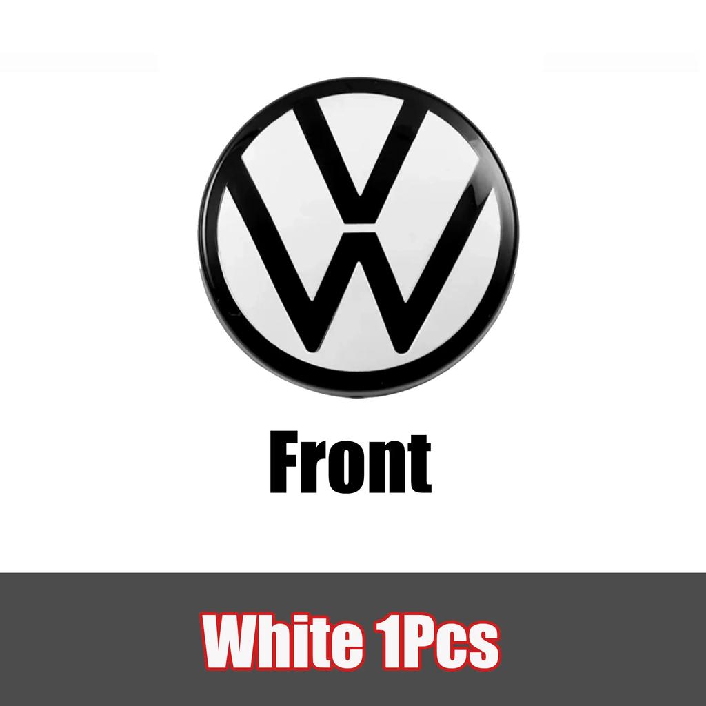 For VW Volkswagen Jetta MK5 Golf 1/2Pcs Car Front Bonnet Grill Rear Trunk Emblem Logo Cover For Volkswagen VW Golf 6 Mk6 Golf 7 DUVWZ1