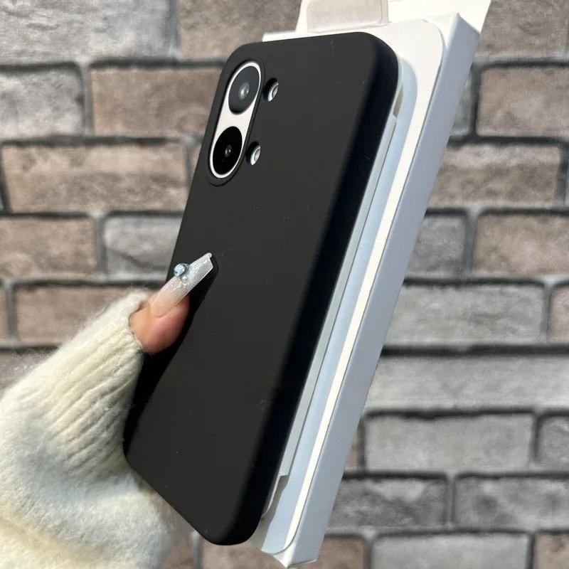 Originale zarte flüssige Silikon-hautfreundliche Handyhülle für Poco X8 ProMax F8 F7 Ultra Pro Premium stoßfeste Schutzhülle