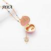 Openable Heart Charm Necklace, Box Pendant with Mini Figurine, Women Tiny Locket Gift for Wife Girlfriend Anniversary Sale Goods
