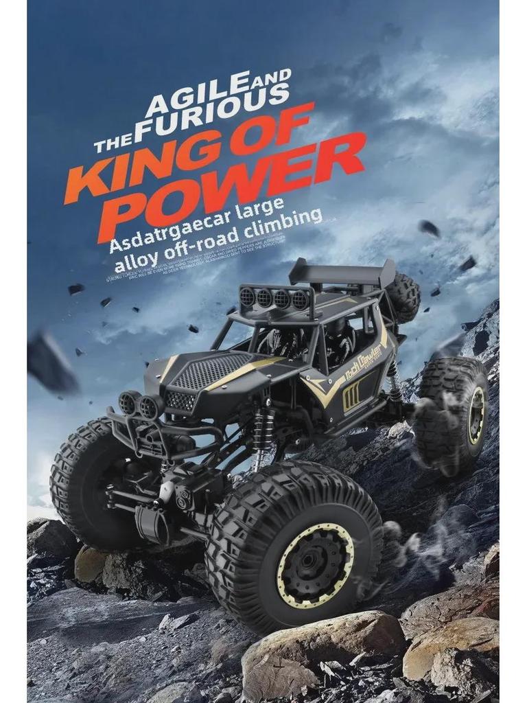 1:8 Scale 50cm Alloy Climbing RC Car - 4WD Off-Road Monster Truck Toy