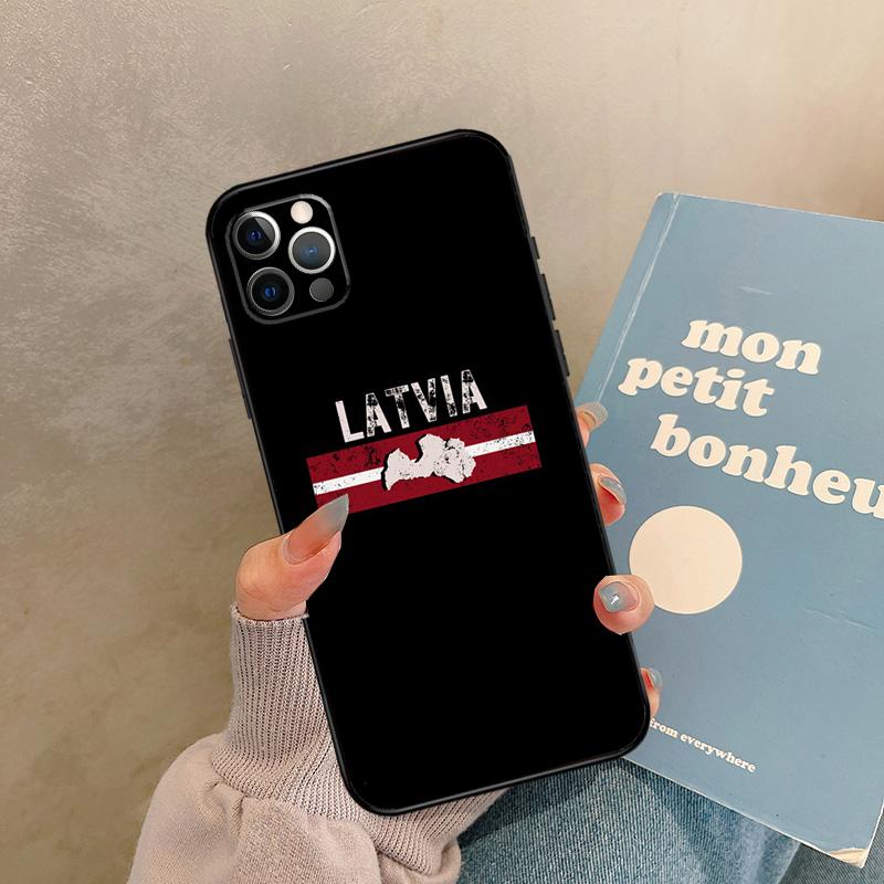 

Latvia Flag Case For iPhone 17 Air 14 16 15 11 12 13 Pro Max 12 mini XR 15 16 Plus 16e Back Cover Shell iPhone 16 Pro