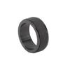 8MM Mens Spinner Ring Noiseless Titanium Steel Cool Anxiety Ring for Anxiety Stress Relieving Black No. 8 57mm   2.2in