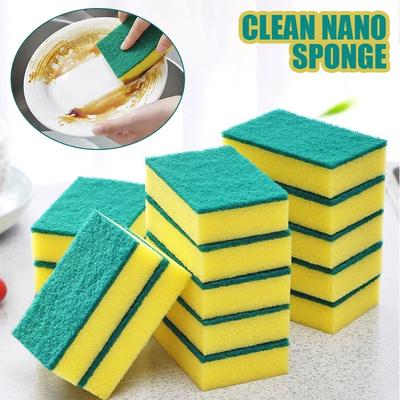 Highly Absorbent Cleaning Sponges Dish Washing Magic Clean Pot Rust Stain Sponge Brush Kitchen Grease Cleaner Household Tools