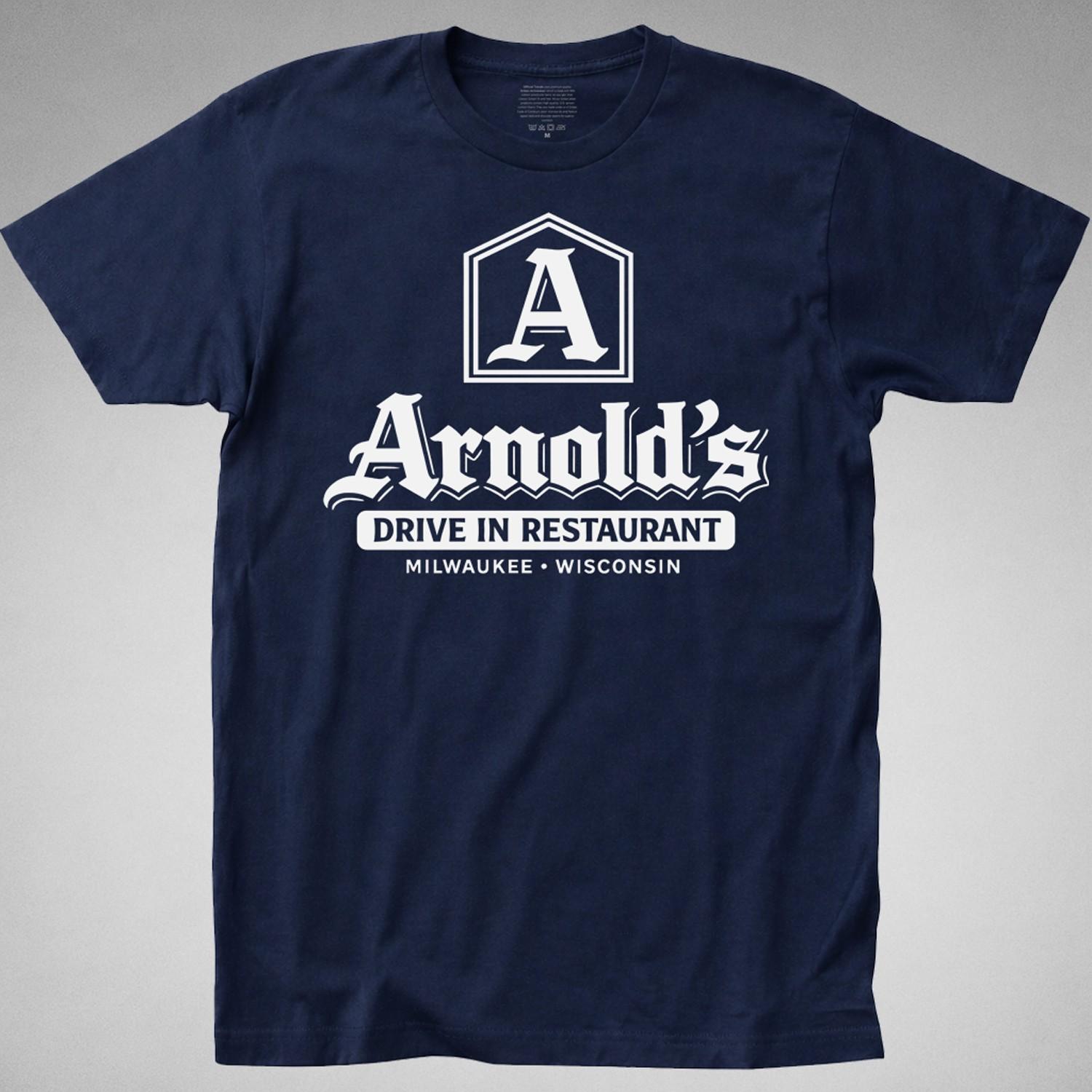 Arnold s Drive In T SHIRT tee Restaurant Happy Days TV Series Fonzy Fonz 70s 80s S