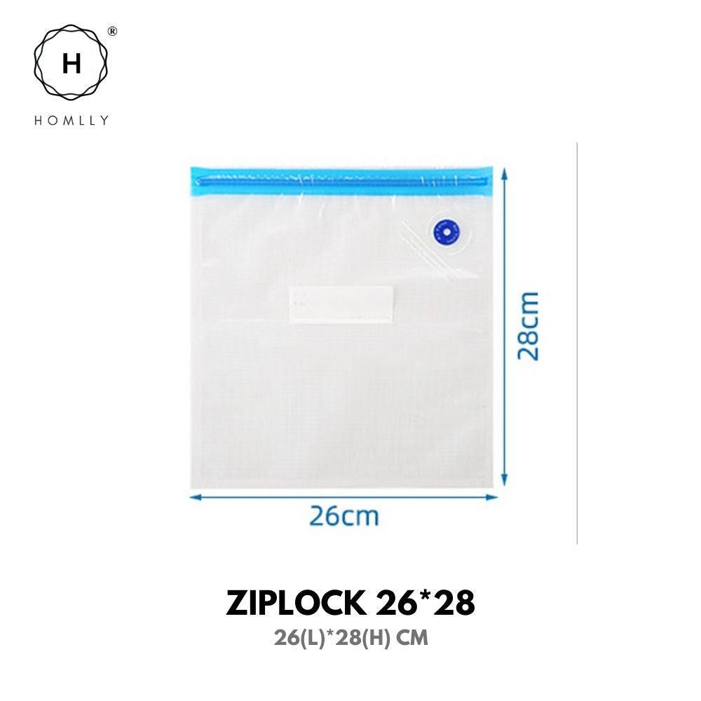 Homlly Reusable Sous Vide Food Vacuum Sealer Ziplock Bags (10 pcs set)