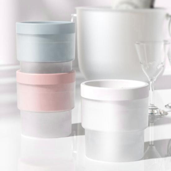 Large Silicone Ice Cube Mold BPA-free Spherical Ice Tray Easy Release One-Click Slow-Melting Ice Maker for Whiskey Bourbon