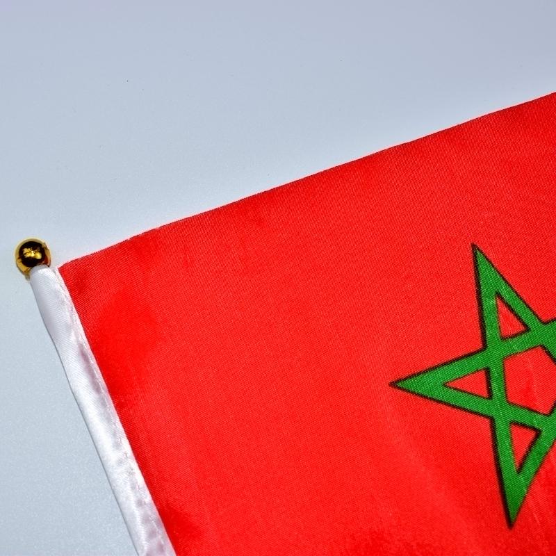 Morocco 10pieces of 14*21 cm hand-waving flags