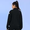 Li-Ning Badminton Serien Logo Print Sport Stehkragen Jacke Damen Jacke Schwarz AWDS364-1