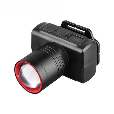 High Brightness LED Headlight with Digital Zoom Outdoor Strong Light Charging Headlight Long Endurance for Camping And Hiking