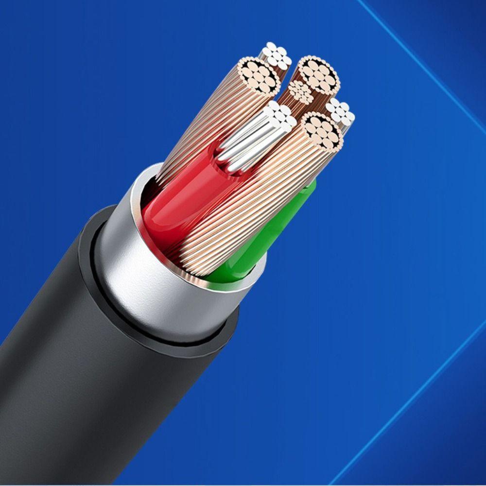 Type-C To Type-C Microphone Cable Spring Wire 3.5mm Mic Cord TPE for DJI Mic Mini/mic 2/1 Pocket 3/2 Action 5 Pro/action 4