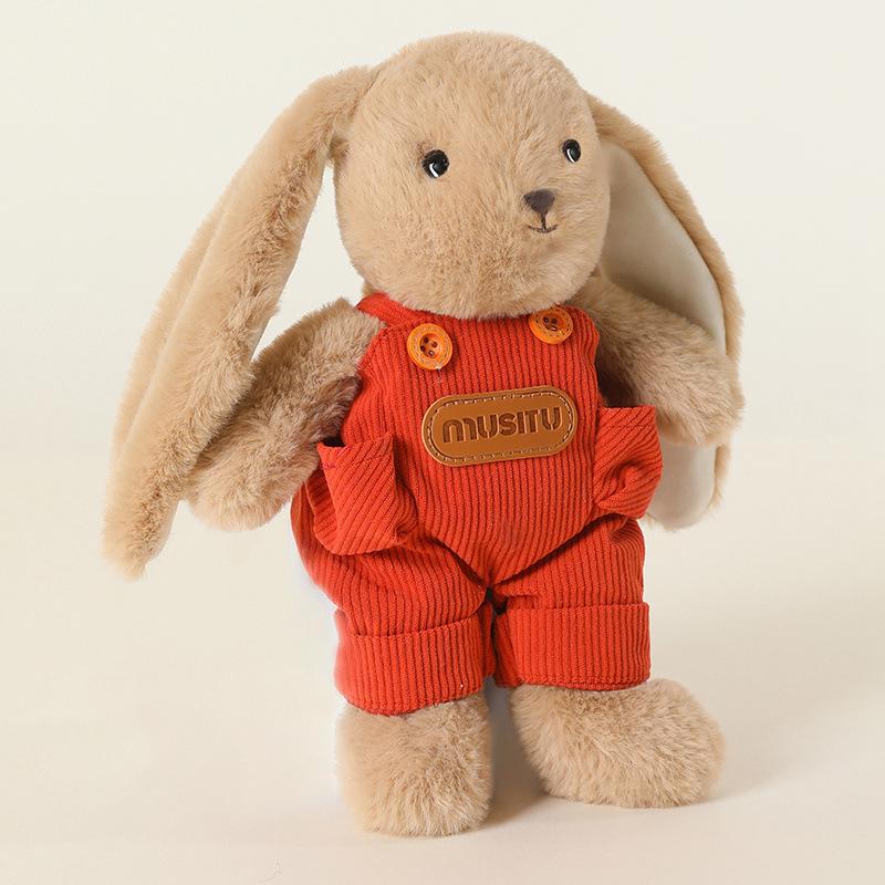 Xiaohongshu Plush Skirted Rabbit Doll - Hug & Sleep Comfort for Little Girls 27cm