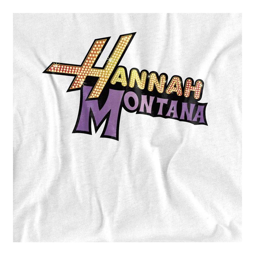 Hannah Montana T-shirt a maniche lunghe unisex per adulti Camp Rock Hannah Montana Logo