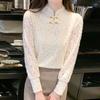 Thin Lace Undershirt for Women's Autumn Shirt with Simple Inner Top