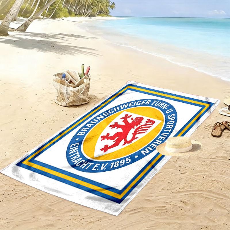 Eintracht Legacy Print Beach Towel, Large Soft Quick Dry Towel for Beach Camping Swimming