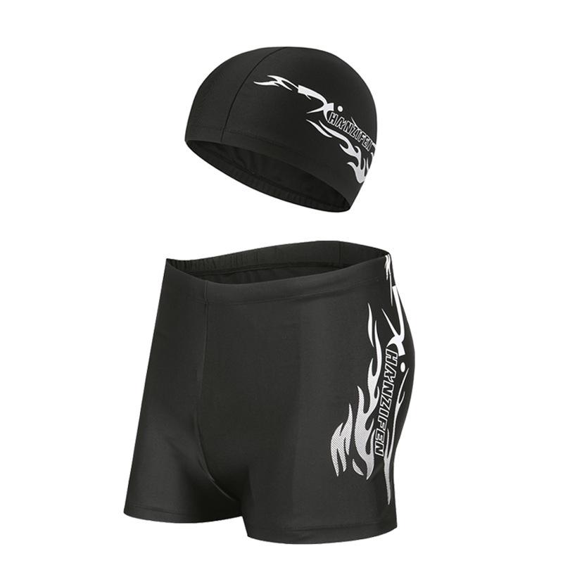 Men's Quick-Dry Swimming Trunks & Goggles Set: Swim Shorts, Goggles, Cap for Adults & Youth.