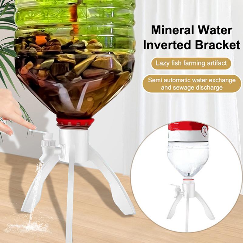 1 Set Bottled Water Valve Labor-saving Water Dispenser Faucet Strong Load-bearing Pouring Outlet Holder Bottled Water Dispenser