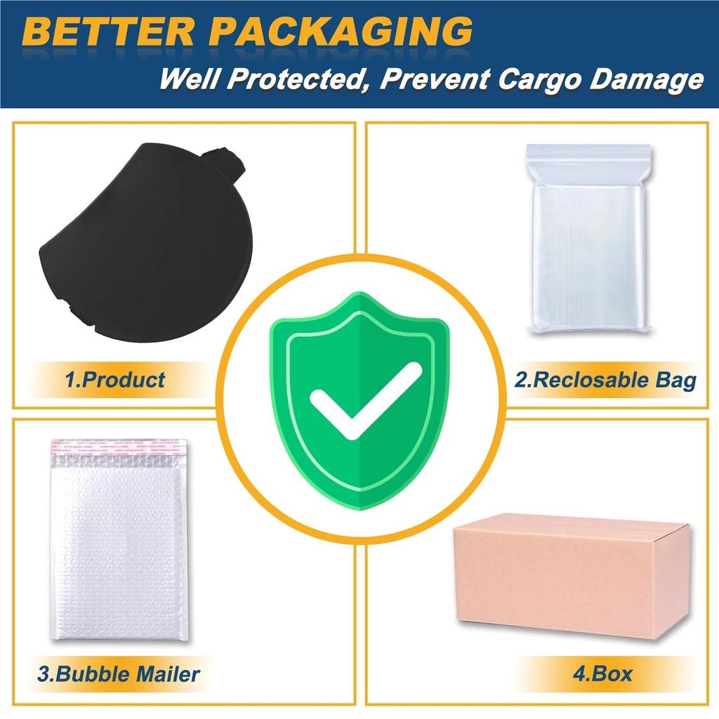 Front Bumper Tow Hook Cap Tow Eye Cover ATENZA 2015-2017 Left GW2F-50-A11 GW2F50A11 (White Driver Side)