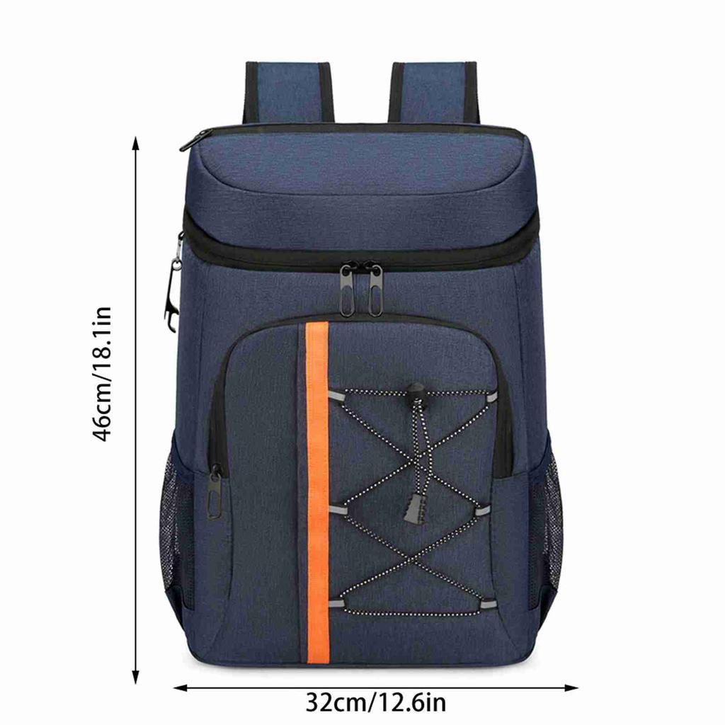 Insulated Cooler Backpack Aluminum Foil Thermal Backpack Picnic Cooler Bag for Camping
