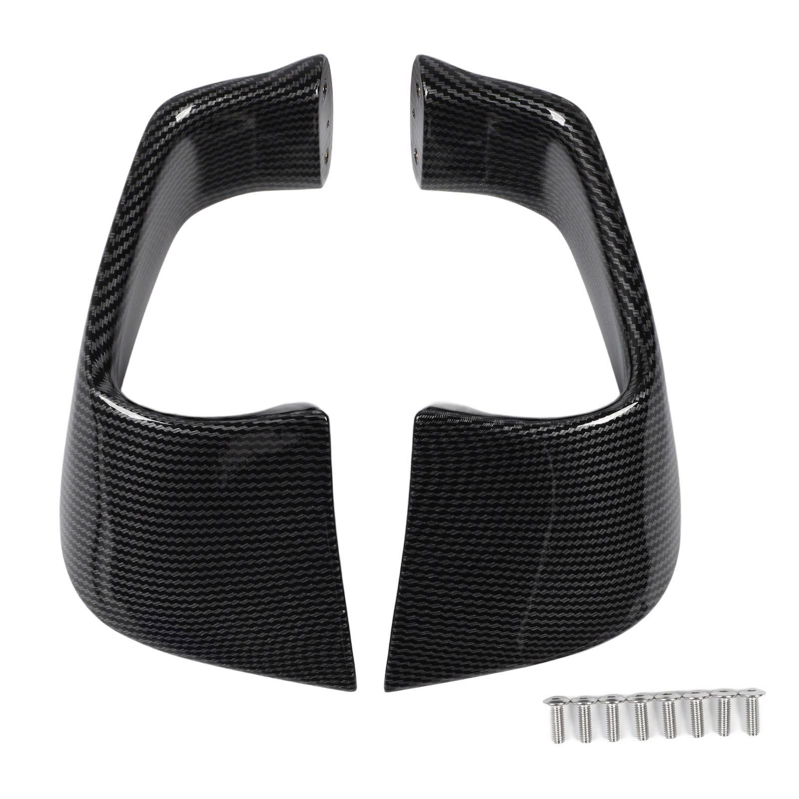 

2PCS Fixed Wing Spoiler Aerodynamic Motorcycle Winglet Fairing Wing Kit Side Wing Decoration for YZF Carbon Fiber