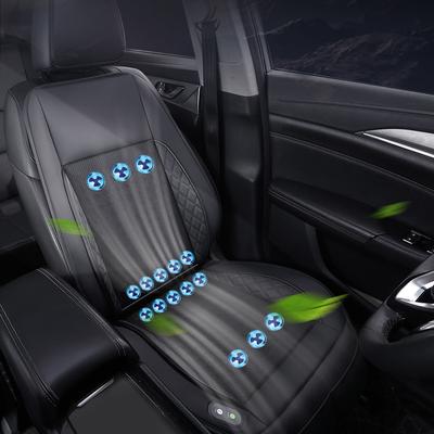 12V/24V Auto Sommer Belüftung Massage Sitzkissen Atmungsaktiv Kühlend Massagegeräte Sitzauflagen Auto Innenraum Belüftung Sitzauflagen