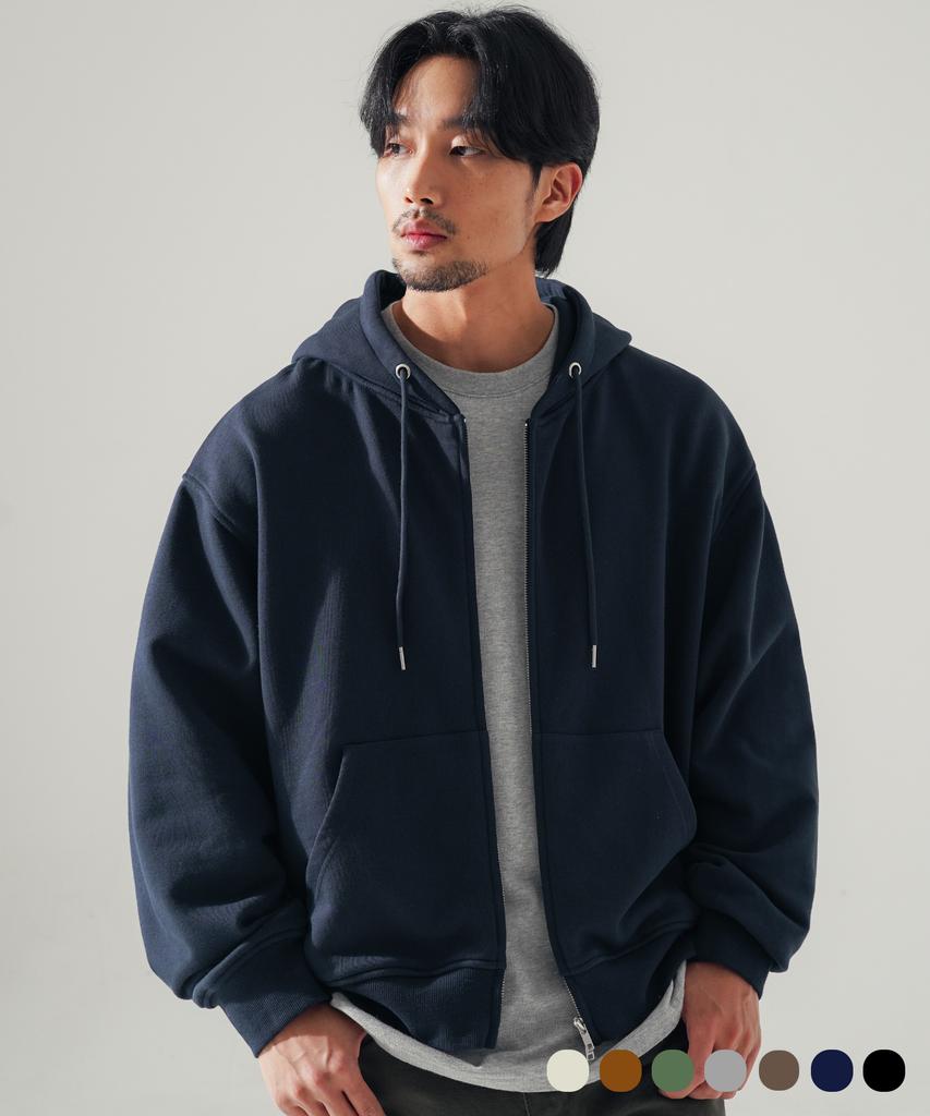 Fp142 New Wave Crop Zip-Up Hoodie Navy Sjhd1535