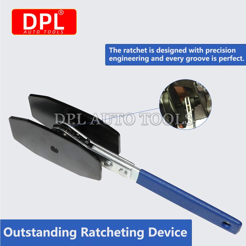 Car Ratchet Brake Piston Caliper Spreader Tool Stainless Steel Brake Caliper Press Twin Quad Separator Pad