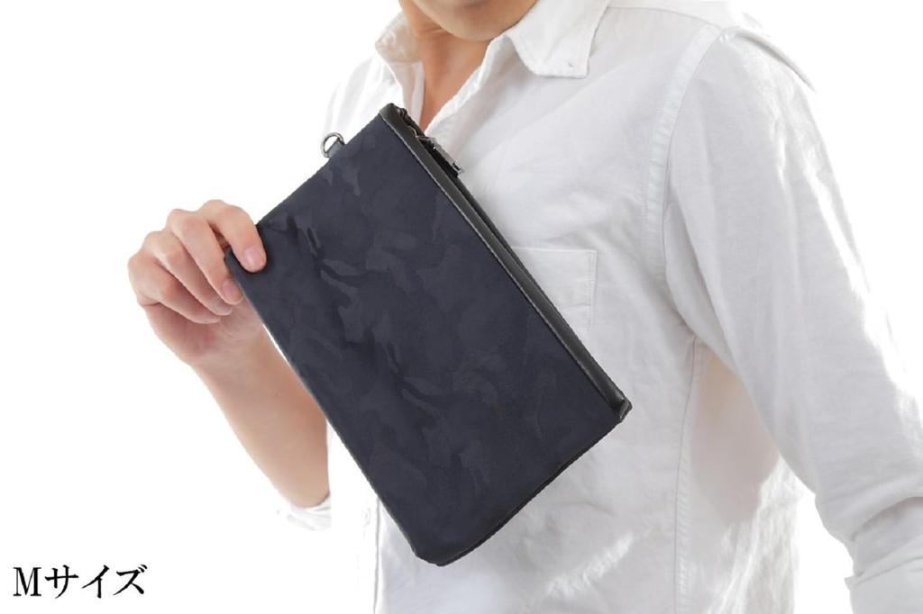 Camouflage Clutch Size M [cmy Select] Men's Bag, Indigo,