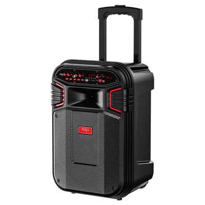 Haut-parleur KTV portable sur roulettes Aigo pour extérieur Prise CN (adaptateur inclus)