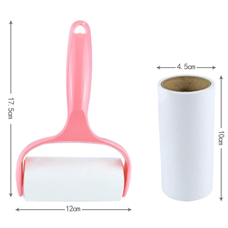 Portable Washable Roll Cleaner Lint Sticky Roll Pet Hair Fluff Dust Remover