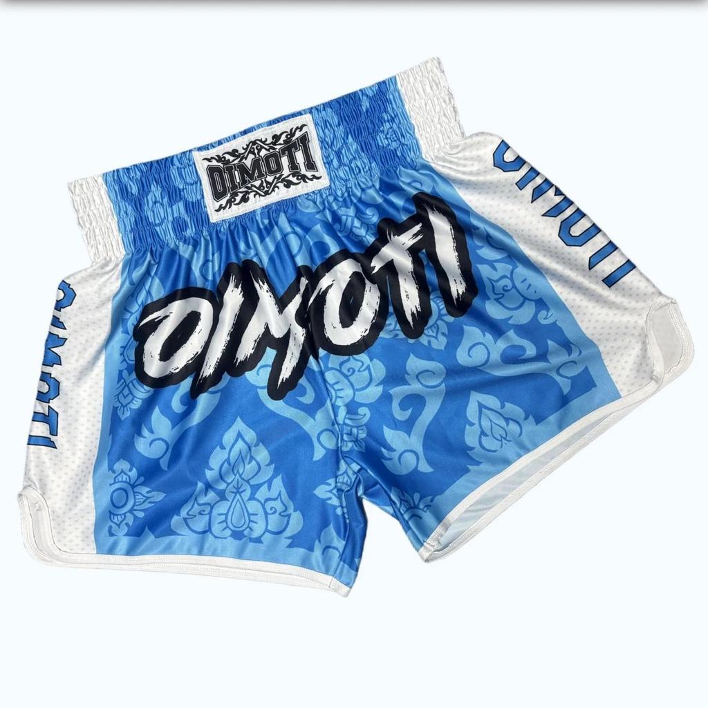 Tradition Thai Drawing Muay Thai Kickboxing Boxing MMA UFC Shorts Gym Sport Unisex Men Women Workout Quick Dry Print Elastic High Waist Training