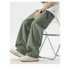 Summer Thin Men's Straight Tube Loose Ice Silk Wide Leg Casual Pants Breathable Jogging Fitness Baggy Casual Pants