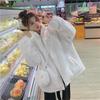 Women's Thick Velvet Padded Cotton Coat with Lamb Wool Lining - New 2024 Winter Style